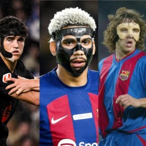 开云体育网页版登录入口-世体盘点巴萨面具侠：普约尔曾戴3次，加维和阿劳霍等人在列